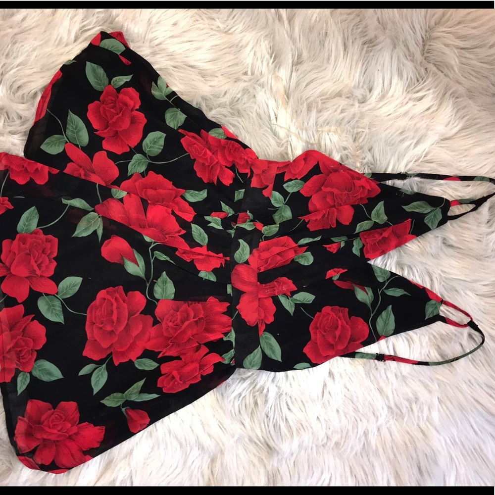 Rose Babydoll Romper